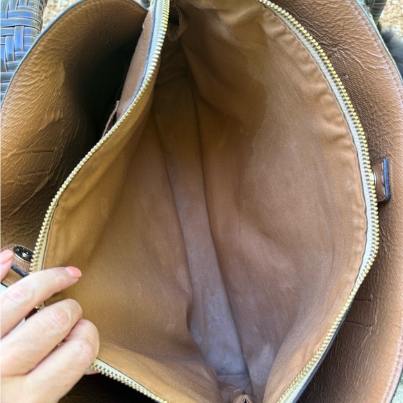 Coach Edie 31 shoulder:laptop bag in polished pebble leather - Picture 7 of 10